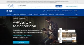 
                            5. Crear página web | Profesional, barato y con tu dominio | 1&1 IONOS