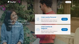 
                            5. Crear tu cuenta PayPal es gratis y muy rápido - PayPal MX