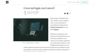 
                            12. Crear un login con Laravel – Programacion JJE – Medium