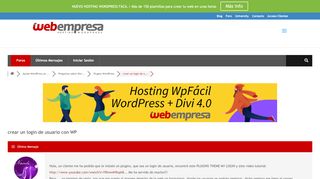 
                            13. crear un login de usuario con WP - Webempresa