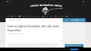 
                            6. Crear un Login en Visual Basic .Net y SQL server Paso a Paso