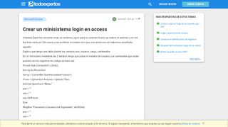 
                            7. Crear un minisistema login en access - Microsoft Access ...