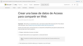 
                            10. Crear una base de datos de Access para compartir en Web - Access