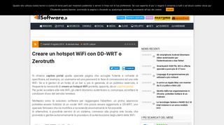 
                            5. Creare un hotspot WiFi con DD-WRT o Zerotruth - IlSoftware.it