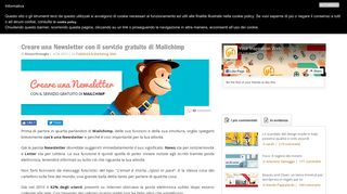 
                            11. Creare una Newsletter con il servizio gratuito di Mailchimp | Your ...