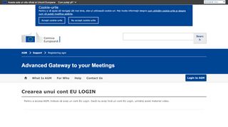 
                            1. Crearea unui cont EU LOGIN - European Commission