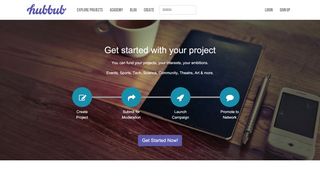 
                            7. Create a crowdfunding project on Hubbub.org