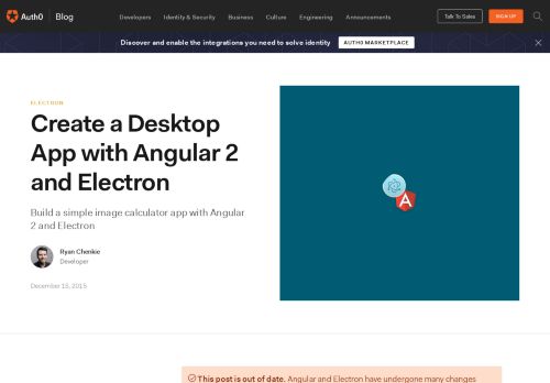 
                            4. Create a Desktop App with Angular 2 and Electron - Auth0