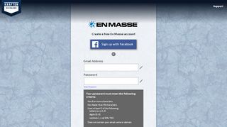 
                            3. Create a free En Masse Account | En Masse Entertainment