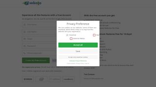 
                            5. Create a Free Mikogo Account for Online Meetings