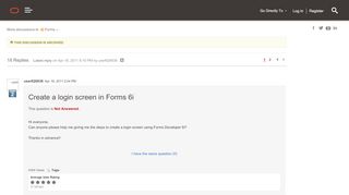 
                            3. Create a login screen in Forms 6i | Oracle Community