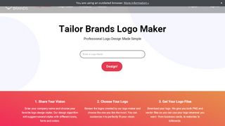 
                            3. Create a Logo - Logo Design Tool | Tailor Brands
