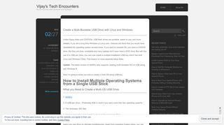 
                            10. Create a Multi-Bootable USB Drive with Linux and Windows | Vijay's ...