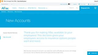 
                            1. Create a New Account | Aflac