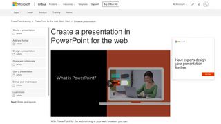 
                            5. Create a presentation in PowerPoint Online - PowerPoint