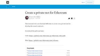 
                            10. Create a private net for Ethereum – GoBlockchain – Medium