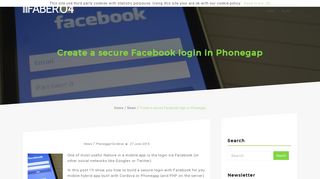 
                            8. Create a secure Facebook login in Phonegap – Faber04