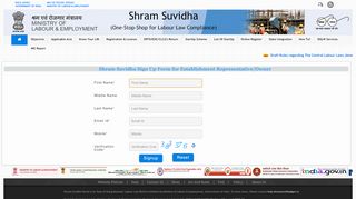 
                            11. Create A Shram Suvidha Account - Shram Suvidha - Unified Portal for ...