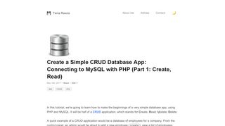 
                            9. Create a Simple CRUD Database App: Connecting to MySQL with ...