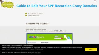
                            11. Create a SPF record on Crazy Domains - mail-tester.com