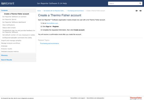 
                            6. Create a Thermo Fisher account - Shop All Products