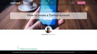 
                            9. Create a Twitter Account. All You Need to Know | Metricool®