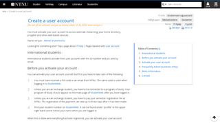 
                            8. Create a user account - Wiki - innsida.ntnu.no