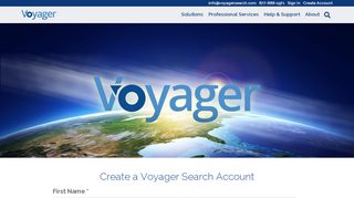 
                            1. Create a Voyager Search Account