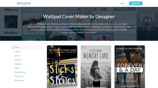 
                            12. Create A Wattpad Cover for Free | Wattpad Cover Maker by Desygner