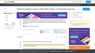 
                            11. Create a website to login in with Gmail, Yahoo, or Facebook ...