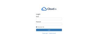
                            2. Create account - Cloud.dk