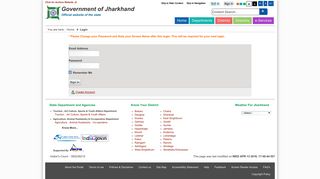 
                            3. Create Account - Government of Jharkhand