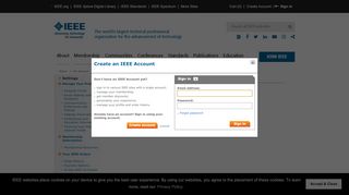 
                            2. Create Account - IEEE