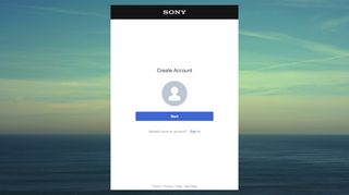 
                            11. Create Account | Sony Entertainment Network