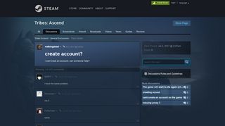 
                            3. create account? :: Tribes: Ascend General Discussions