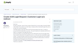 
                            1. Create AJAX Login Request | Customer Login w/o red... - Shopify ...