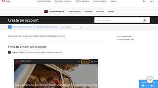 
                            4. Create an account - Adobe Help Center