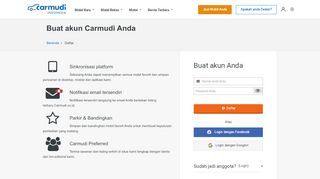 
                            3. Create An Account | Carmudi Indonesia