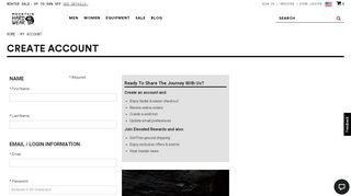 
                            2. Create an Account | Mountain Hardwear