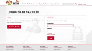 
                            9. Create an account on the EMGS website - Education Malaysia