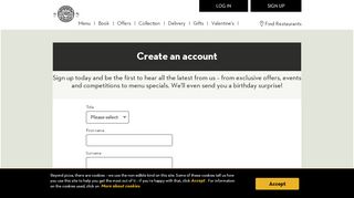 
                            1. Create an account | Sign up for our latest news and ... - Pizza Express
