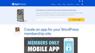 
                            5. Create an app for your WordPress membership site - AppPresser