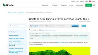 
                            7. Create an ARK: Survival Evolved Server on Ubuntu 16.04 - Linode