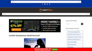 
                            7. Create Anonymous Email Account and Secure Your Identity
