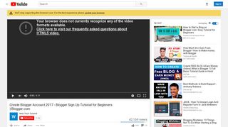 
                            4. Create Blogger Account 2017 - Blogger Sign Up Tutorial for ...