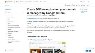 
                            7. Create DNS records when your domain is managed by Google (eNom ...