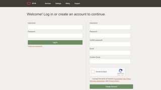 Create Dyn Account or Login