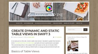 
                            2. Create Dynamic and Static Table Views in Swift 3 – Making App Pie