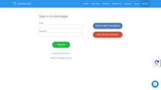 
                            1. Create Infographic - Sign in - Venngage