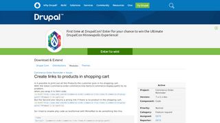 
                            12. Create links to products in shopping cart [#2780141] | ...